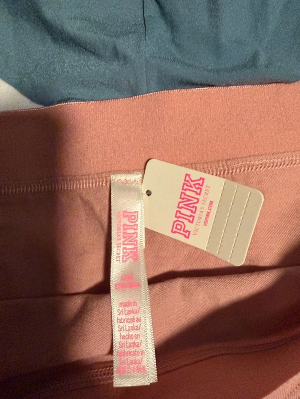 2-Pack Women's Seamless victoria’s Secret Panties - Teal & Dusty Rose - Picture 3 of 6